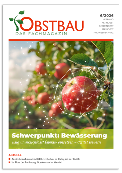 Titelseite Fachmagazin Obstbau 06/2026
